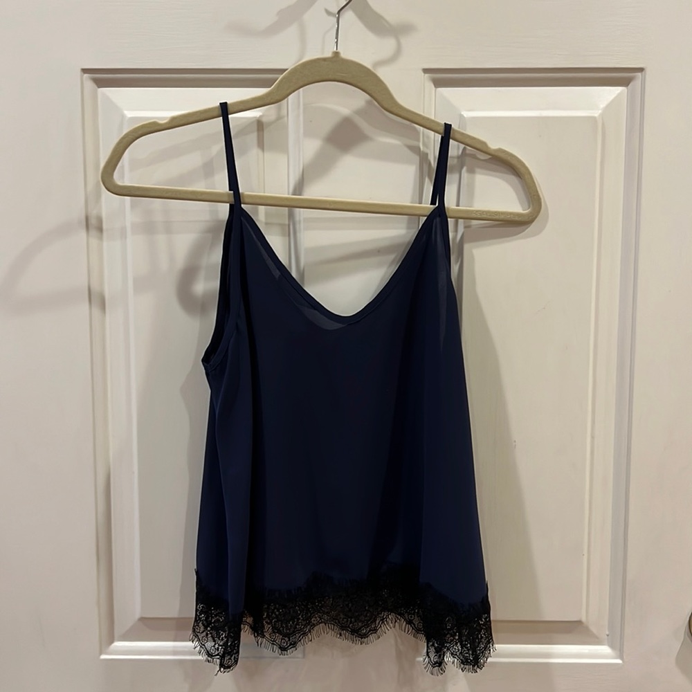 Lush Navy and Black Tank